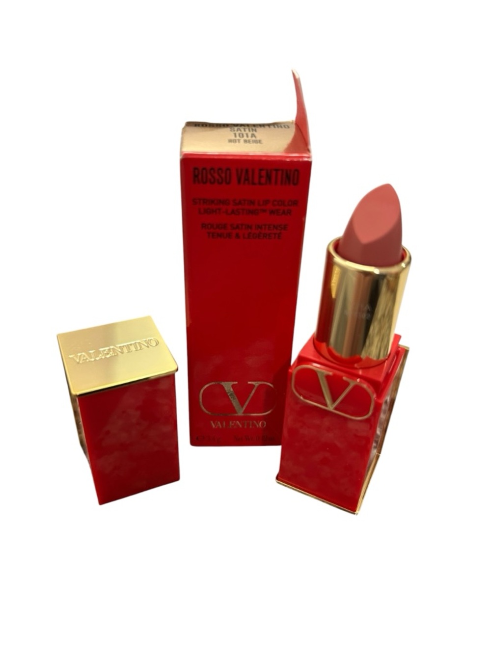 Valentino Rosso Valentino Satin Lipstick - Hot Beige